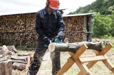 How To Cut Logs With A Chainsaw